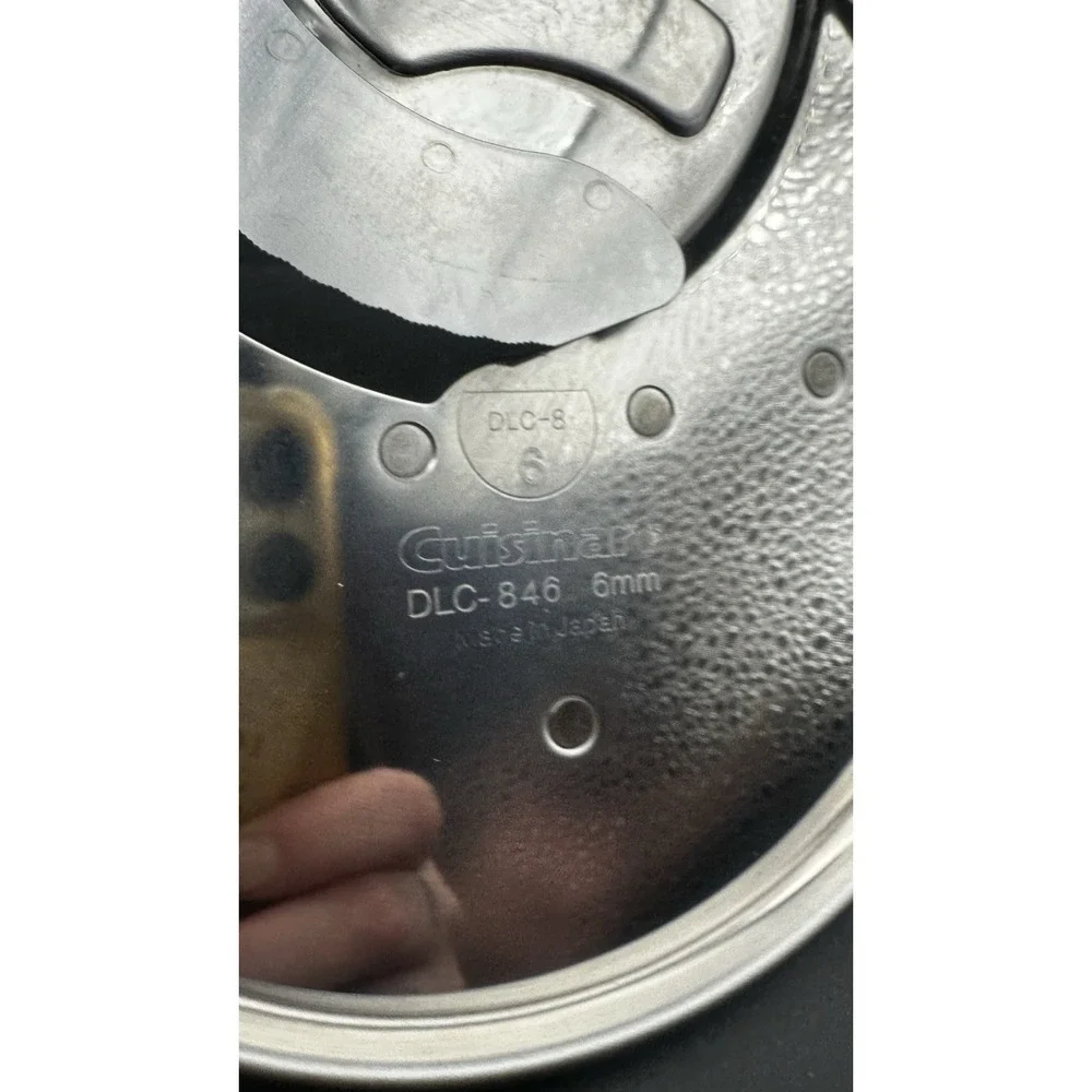 Cuisinart DLC-846 Extra Large Slicer 6‎ mm Disc DLC-8 DLC-10 Blade Made In Japan